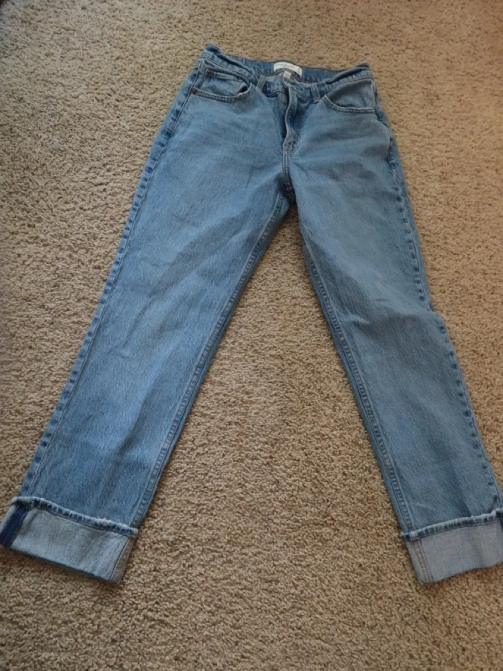 Abercrombie & Fitch 90s Straight Mid Rise - Picture 2 of 5